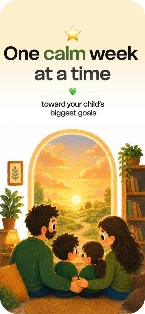Summiva: one calm week at a time, toward your child's biggest goals